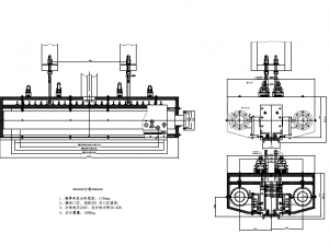 full set of drawings of 1600mm meltblown cloth production line 3Dモデル