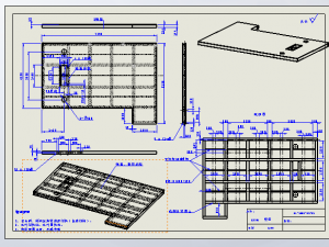 full set of drawings of 1600mm meltblown cloth production line 3Dモデル