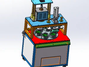 cup-shaped mask welding forming machine 3D Model