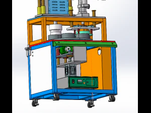 cup-shaped mask welding forming machine 3D Model