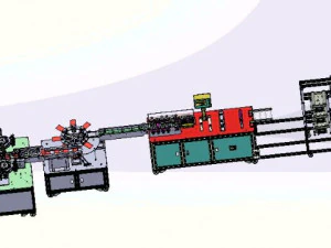 Maschine zur Herstellung von Schmetterlingsohrband-Schwei&szlig;masken 3D Modell