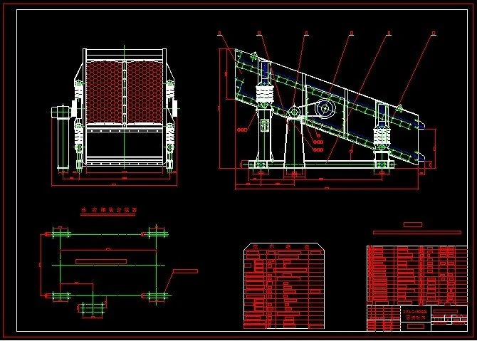 2460h 2ya circular vibrating screen 3D Model .c4d .max .obj .3ds .fbx .stl .blend 
