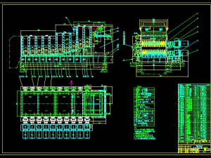 brs-1410 banana roller screen complete drawings 3D Model