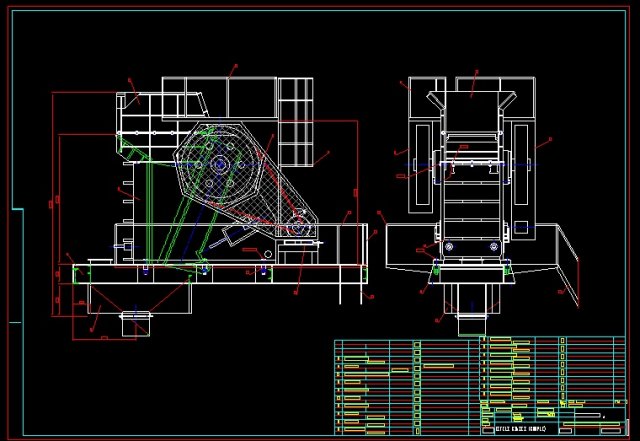 Jaw Crusher MUTAFCILAR-MMR13 3Dモデル .c4d .max .obj .3ds .fbx .stl .blend 
