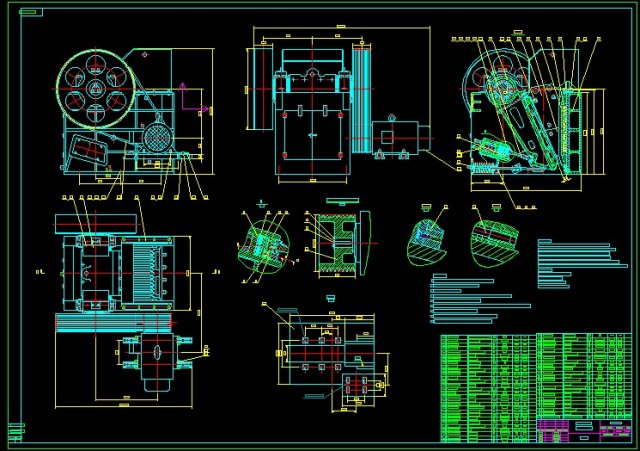 PE600X900 Jaw Crusher 3D-Modell .c4d .max .obj .3ds .fbx .stl .blend 