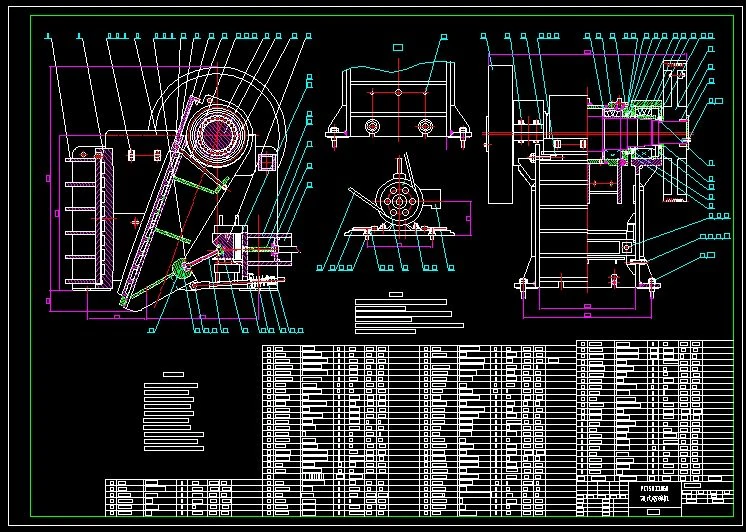 PE750X1060 Jaw Crusher 3D Model .c4d .max .obj .3ds .fbx .stl .blend 