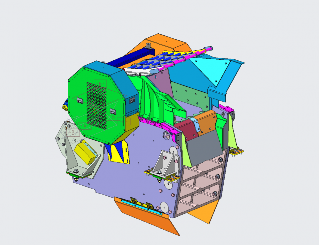 JW42 Jaw Crusher Modèle 3D .c4d .max .obj .3ds .fbx .stl .blend 