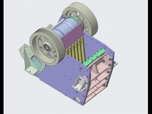 JW42 Jaw Crusher Modèle 3D