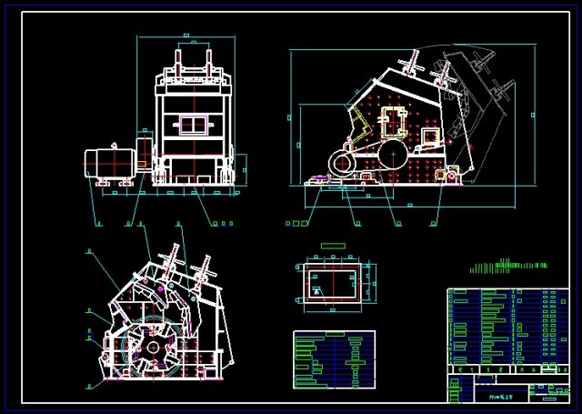 PF1007 Impact Crusher Modello 3D .c4d .max .obj .3ds .fbx .stl .blend 