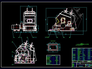 PF1007 Impact Crusher 3D Model