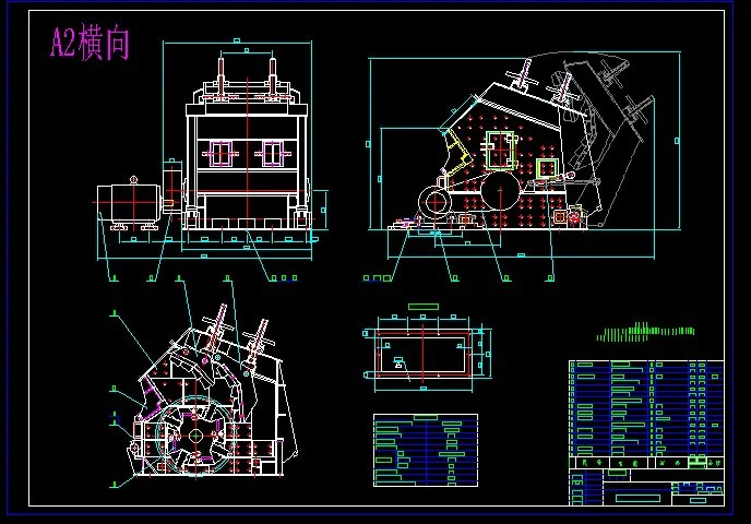 PF1010 Impact Crusher 3D Model .c4d .max .obj .3ds .fbx .stl .blend 