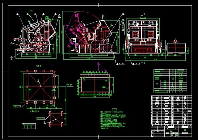 PFV1320 Impact Crusher 3D Model .c4d .max .obj .3ds .fbx .stl .blend 