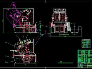 PFC1513G Impact Hammer Crusher 3Dモデル