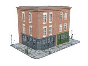 small house scene 3D Model