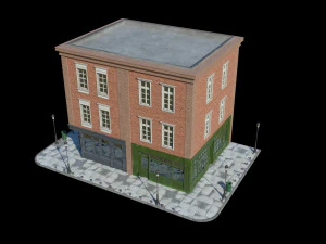 small house scene 3D Model