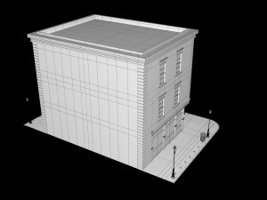 small house scene Model 3D