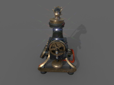 Antieke telefoon 3D Model