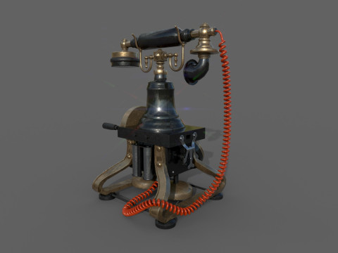 Antieke telefoon 3D Model