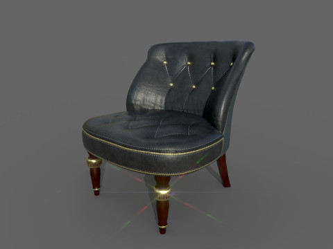 Кресло 01 3D Модель