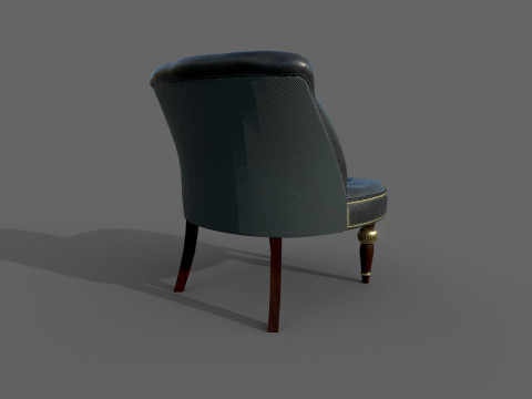 Кресло 01 3D Модель