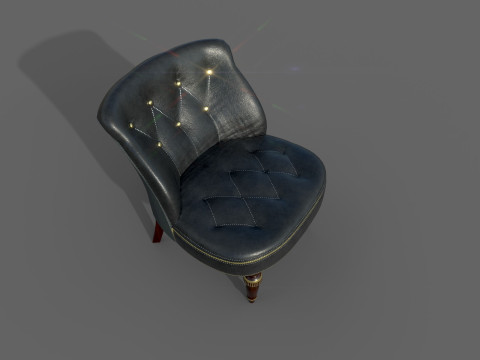 Кресло 01 3D Модель