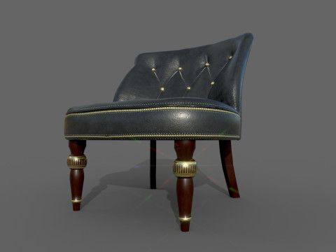 Кресло 01 3D Модель