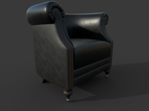 扶手椅08 3D 模型