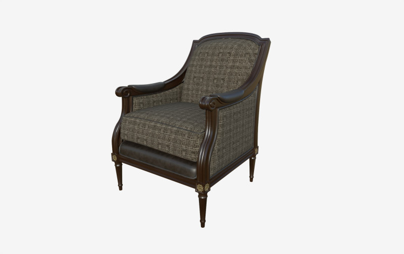 Poltrona 07 Modello 3D .c4d .max .obj .3ds .fbx .stl .blend 