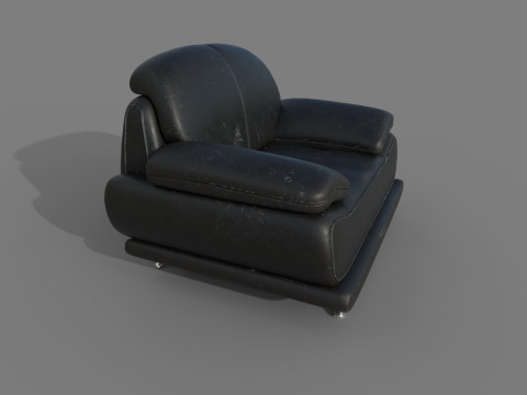 Kursi Tua 04 Model 3D