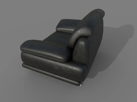 Old Armchair 04 3D Model