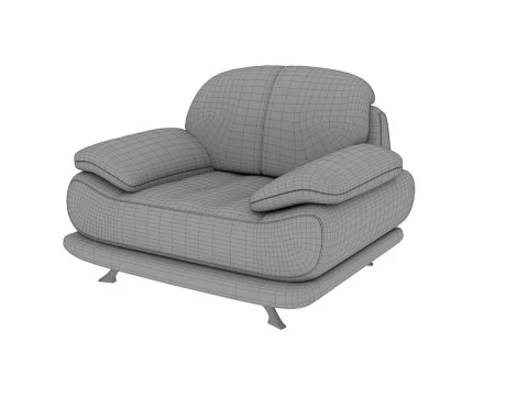 Old Armchair 04 3D Model