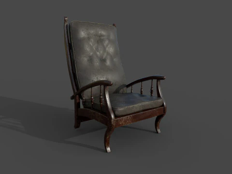 Armchair 02 3D Model
