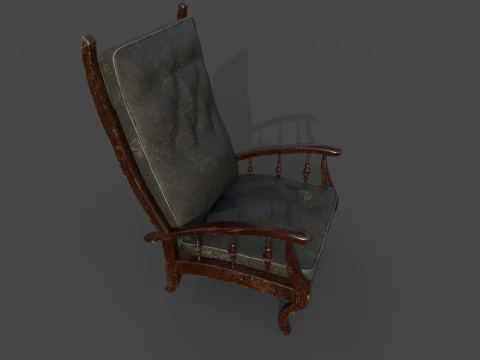 Armchair 02 3D Model