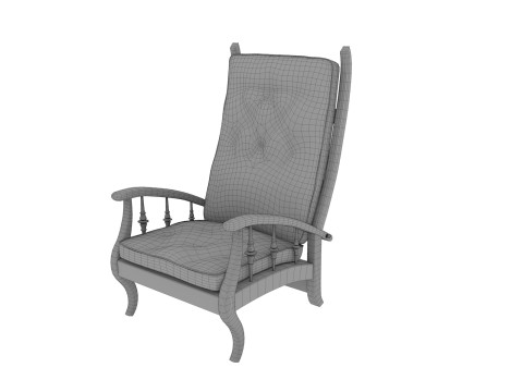 Poltrona 02 Modello 3D