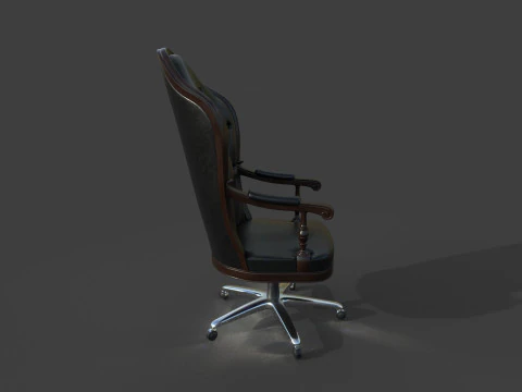 Office Armchair 30 3D Model