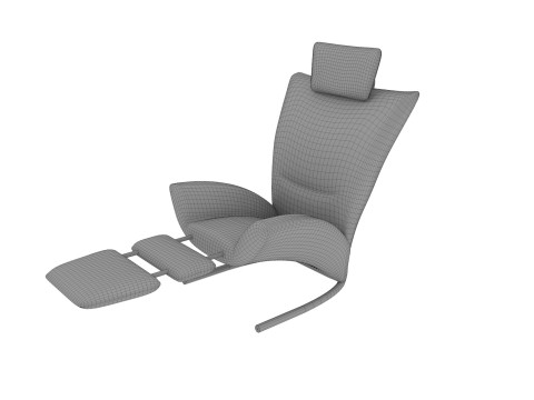 Sillón de oficina 27 Modelo 3D