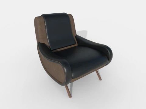 Fotel biurowy 26 Model 3D