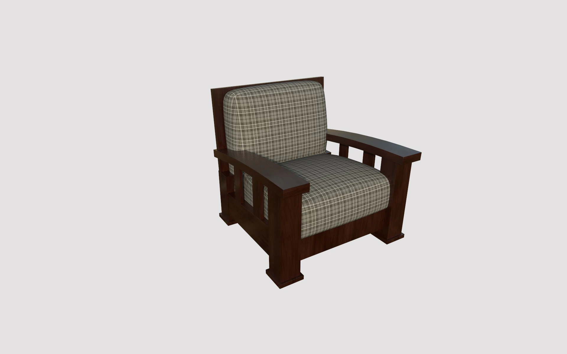 Office Armchair 24 3D Model .c4d .max .obj .3ds .fbx .stl .blend