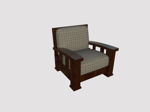 Office Armchair 24 3D Model
