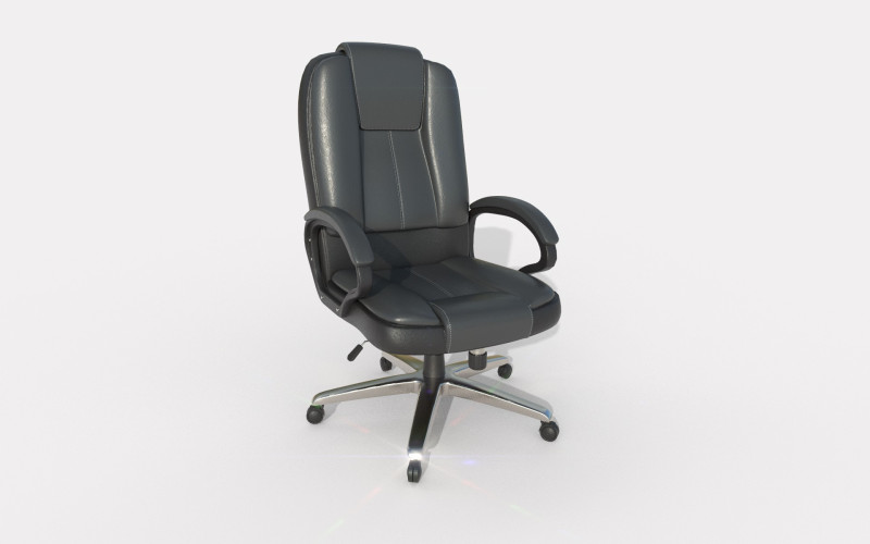 Kursi Kantor 21 Model 3D .c4d .max .obj .3ds .fbx .stl .blend