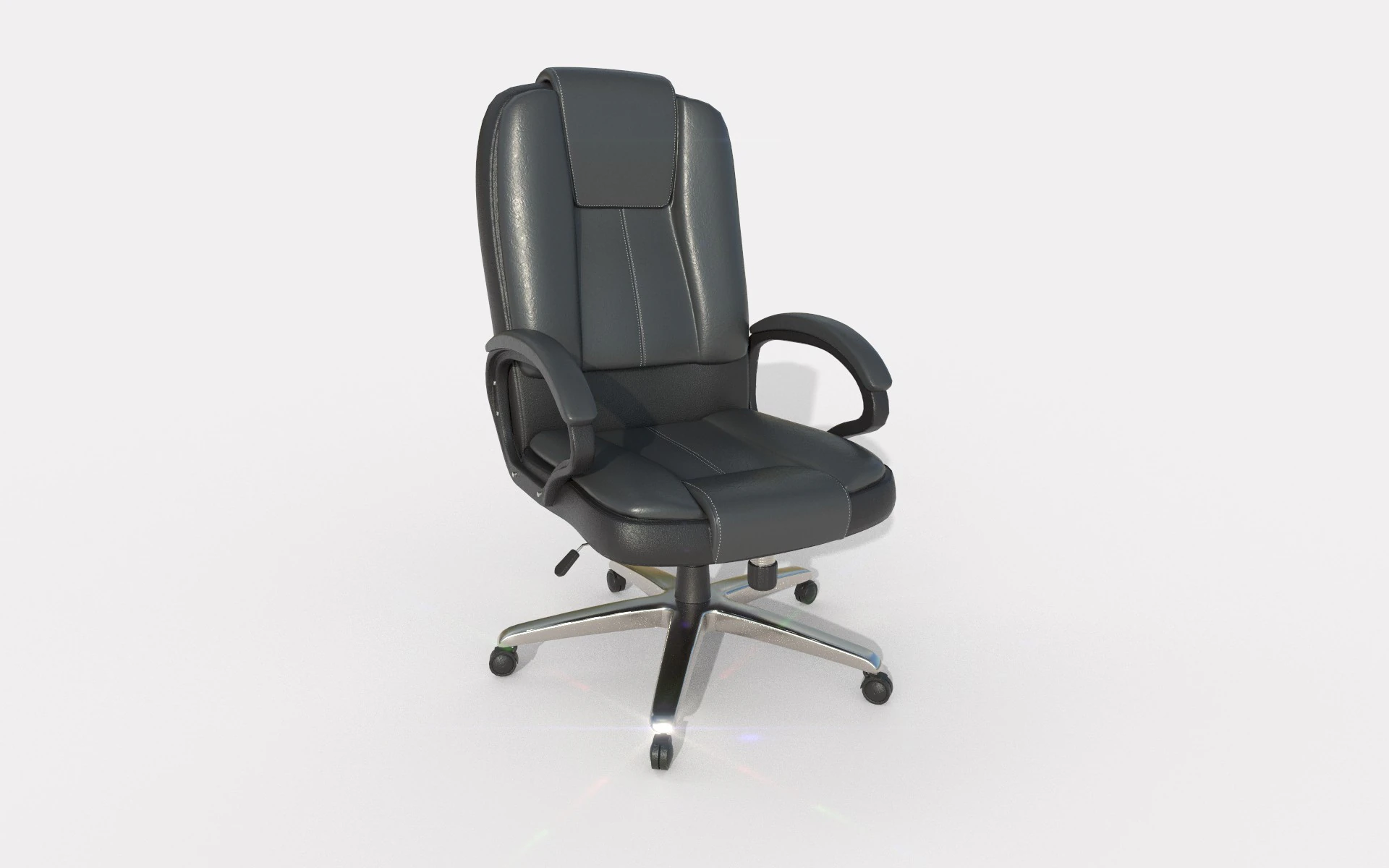 Office Armchair 21 3D Model .c4d .max .obj .3ds .fbx .stl .blend