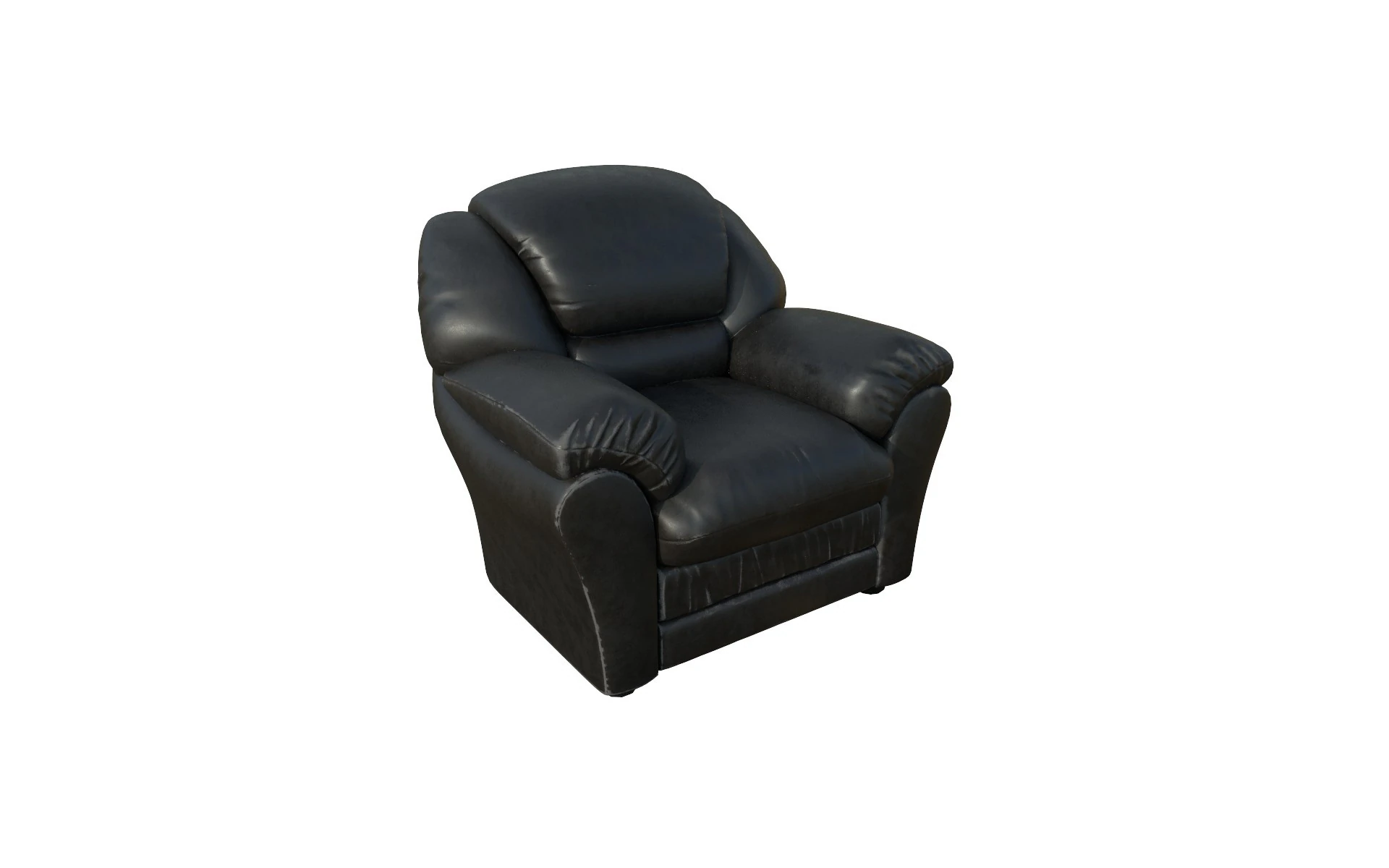 Office Armchair 20 3D Model .c4d .max .obj .3ds .fbx .stl .blend