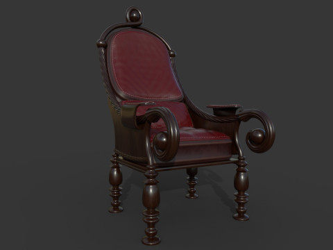 Kursi Kantor 19 Model 3D