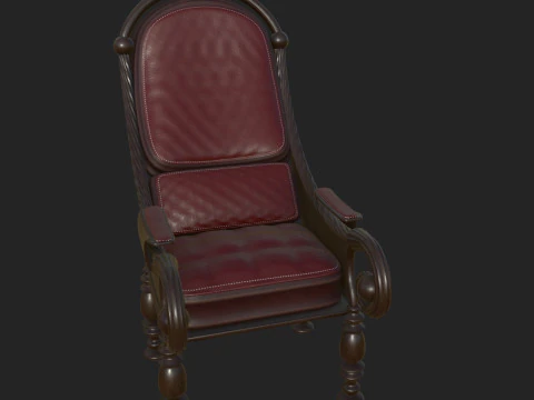Office Armchair 19 3D Model