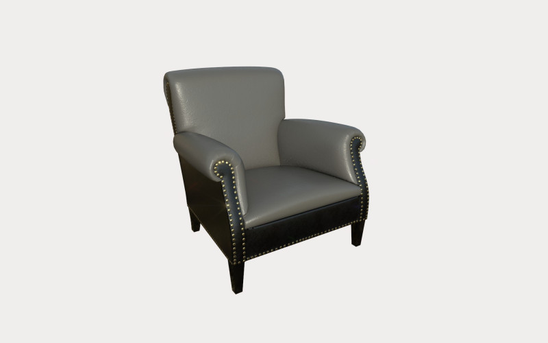 Kursi Kantor 17 Model 3D .c4d .max .obj .3ds .fbx .stl .blend