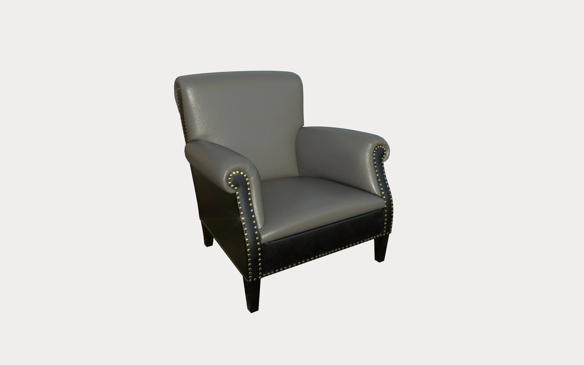 Office Armchair 17 3D Model .c4d .max .obj .3ds .fbx .stl .blend 