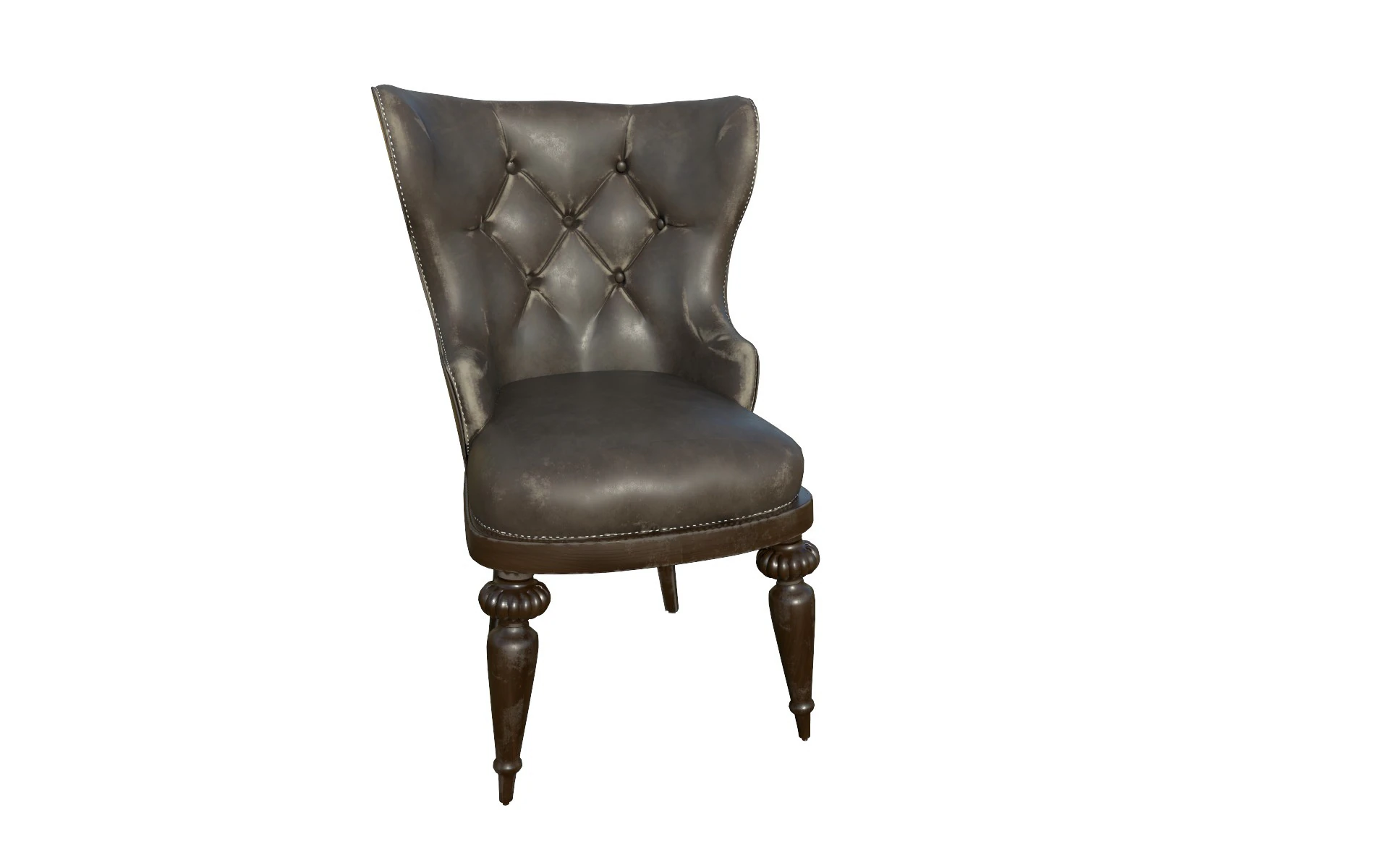 Armchair 15 3D Model .c4d .max .obj .3ds .fbx .stl .blend