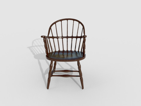 Kursi berlengan 11 Model 3D