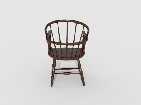 Kursi berlengan 11 Model 3D