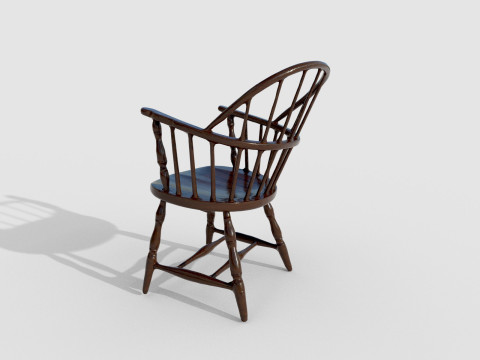 Kursi berlengan 11 Model 3D